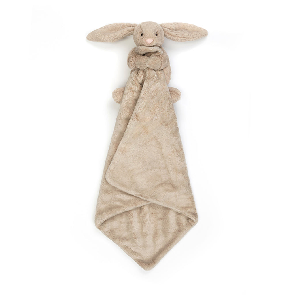 Baby Jellycat Plush, Bashful Comfort Blanket - Beige Bunny