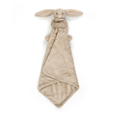 Baby Jellycat Plush, Bashful Comfort Blanket - Beige Bunny