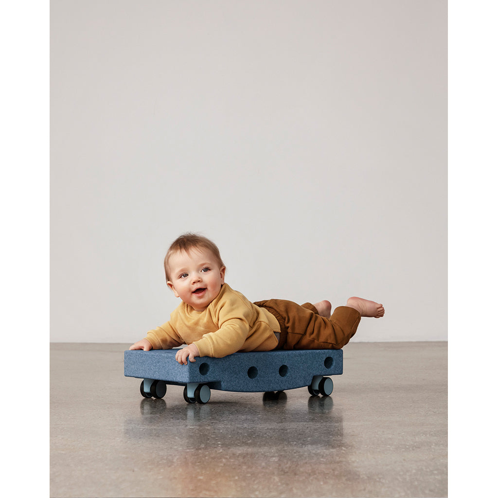 Modu Rullebræt, Foam Activity Toy, 5 Pieces – Deep Blue/Sky Blue