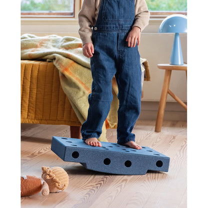 Modu Rullebræt, Foam Activity Toy, 5 Pieces – Deep Blue/Sky Blue