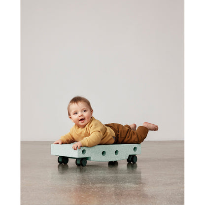 Modu Rolling Board, Foam Activity Toy, 5 Pieces - Ocean Mint/Forest Green
