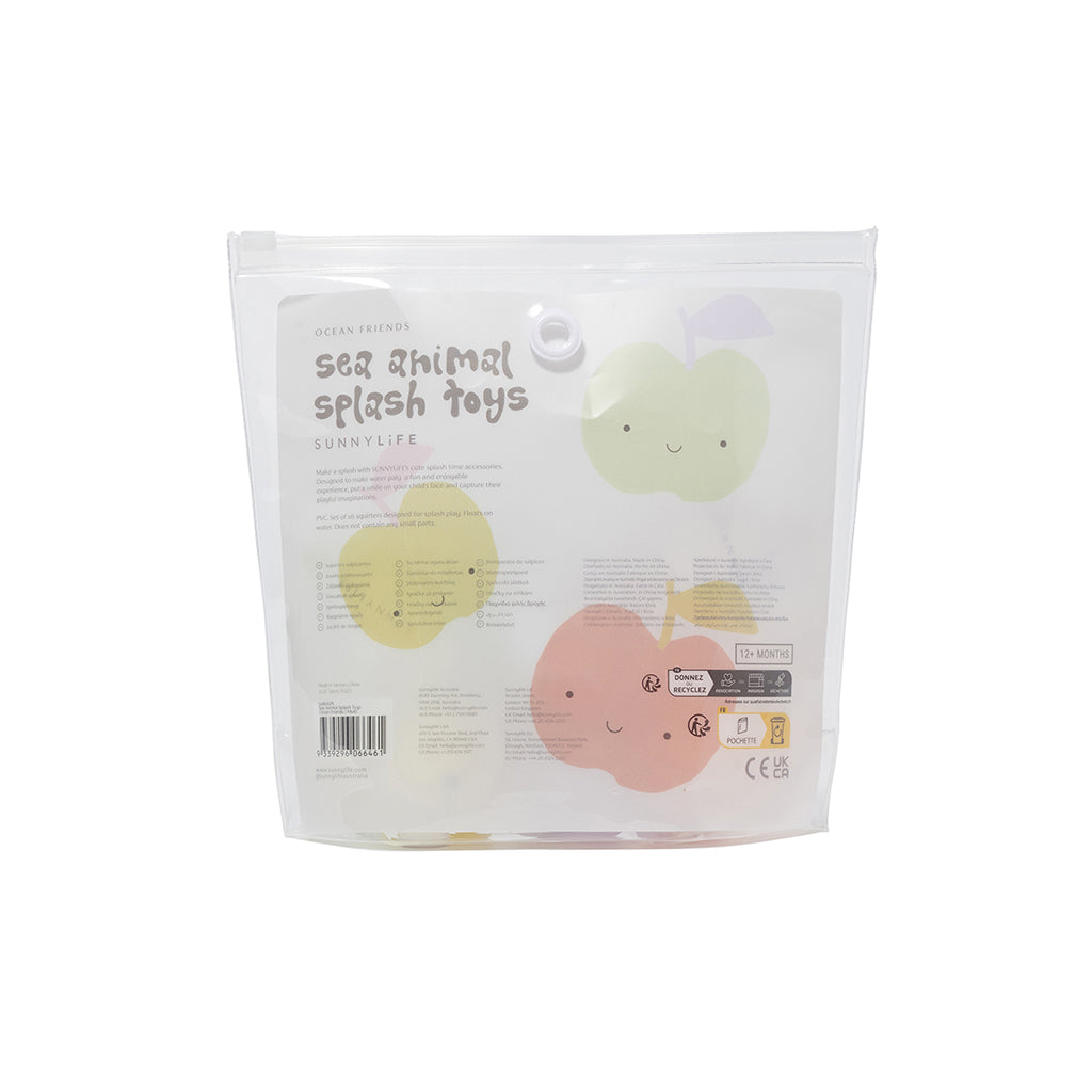 Sunnylife Silicone Bath Toys, Ocean Friends