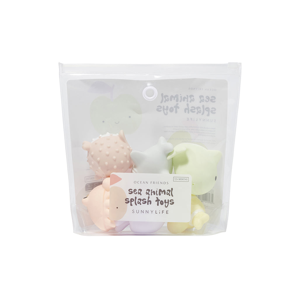 Sunnylife Silicone Bath Toys, Ocean Friends
