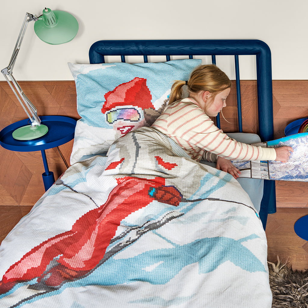 Snurk Adult Bedding, Organic - Ski Girl