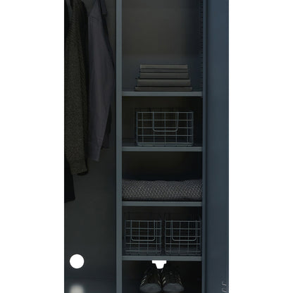 Mustard Made Baskets, Set of 3 Wire Baskets - Slate