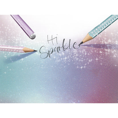 Faber-Castell, Jumbo Sparkle Pencil - Rose Metallic