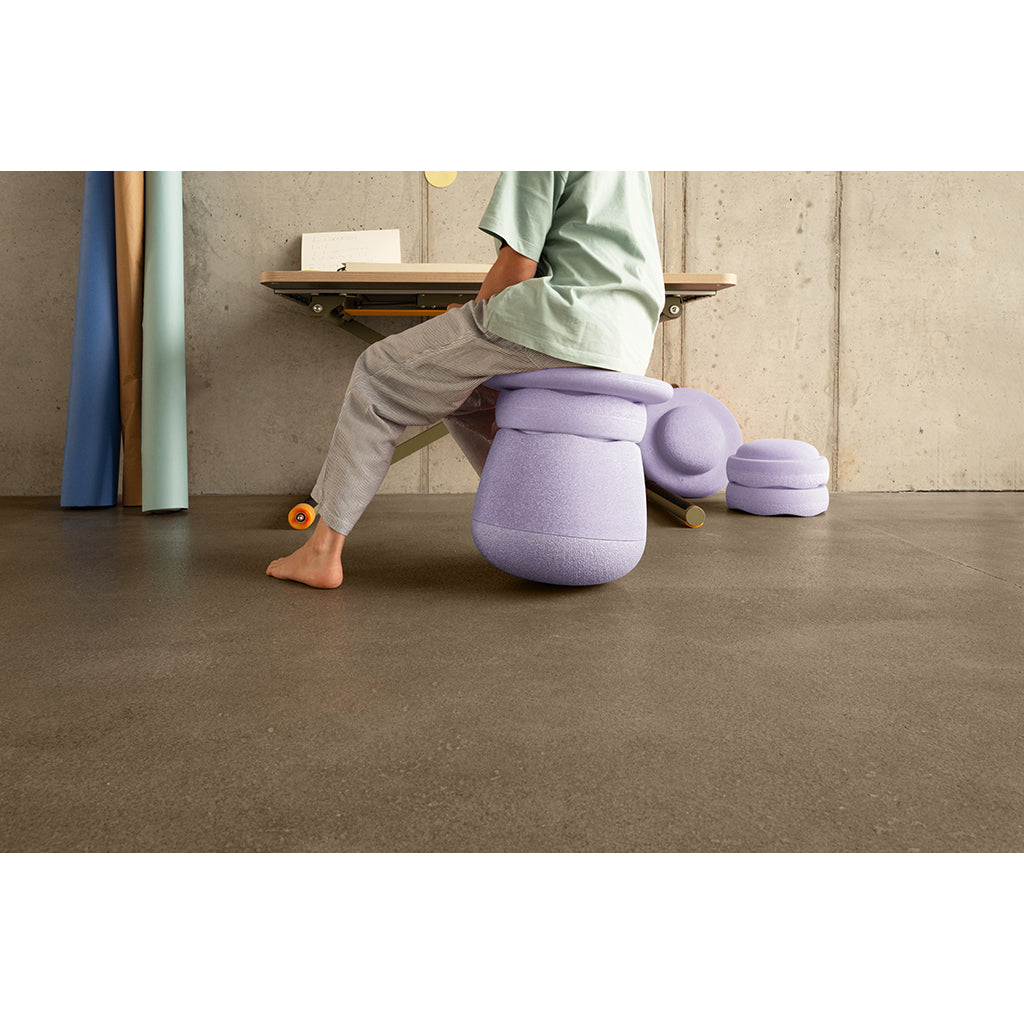 Stapelstein® Dynamic all Light violet, balance stool