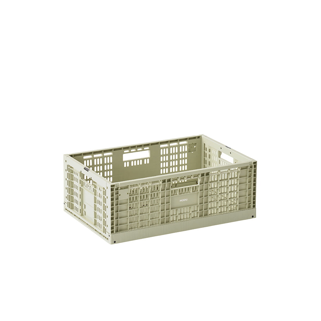 Modu Storage Box, Extra Large Foldable/Stackable Box - Dusty Green