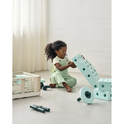 Modu Storage Box, Extra Large Foldable/Stackable Box - Sand Grey