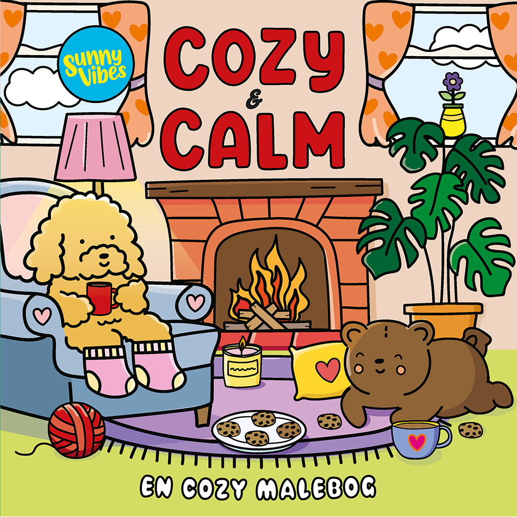 Sunny Vibes, Cozy &amp; Calm, Cozy Coloring Book