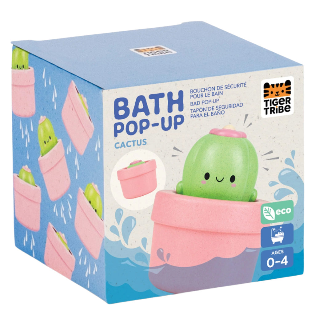 Tiger Tribe Bath Toys, Bath Pop-up - Cactus