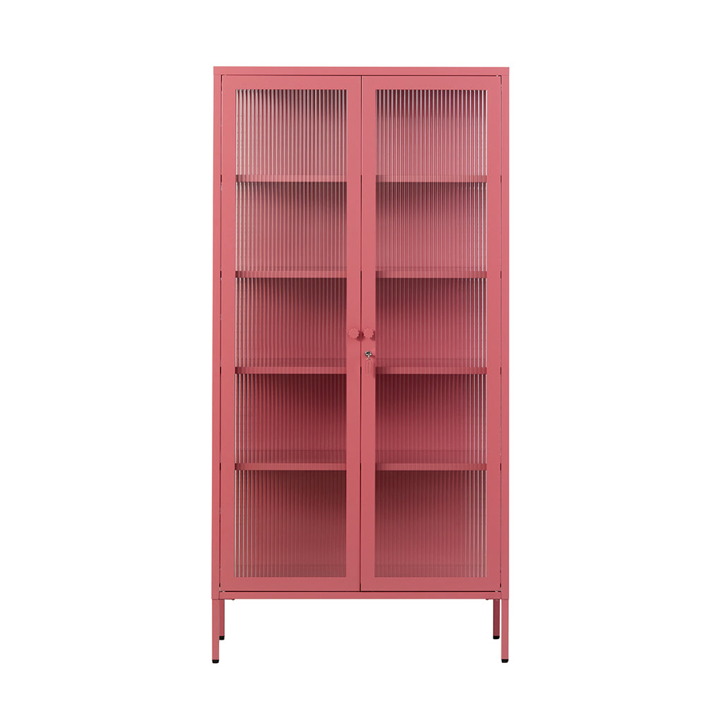 Mustard Made The Collector, Glass Display Cabinet - Berry