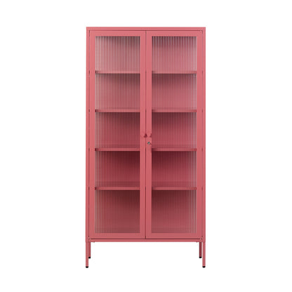 Mustard Made The Collector, Glass Display Cabinet - Berry