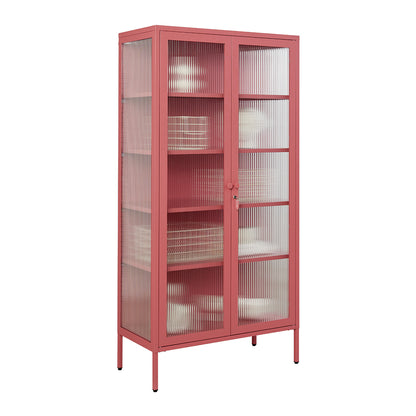 Mustard Made The Collector, Glass Display Cabinet - Berry