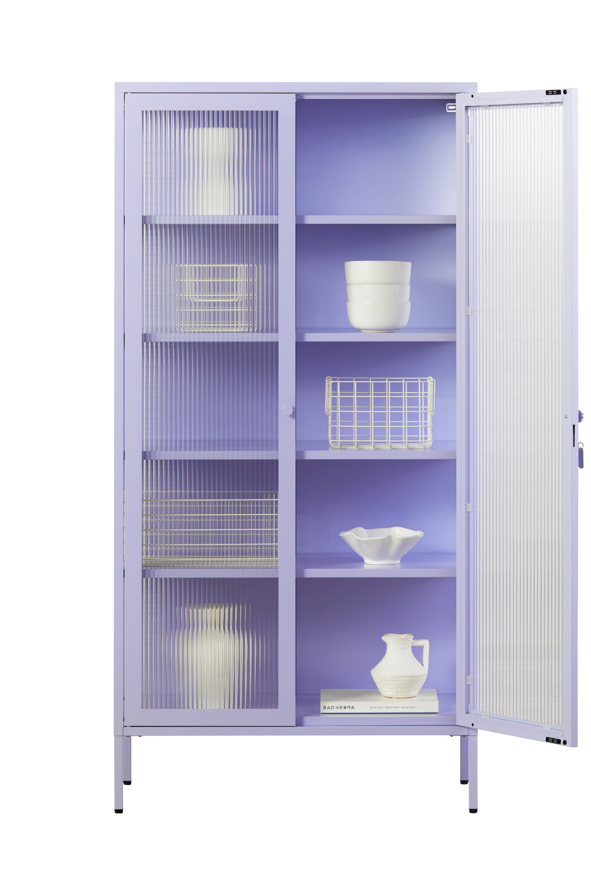 Mustard Made The Collector, Display Cabinet - Lilac