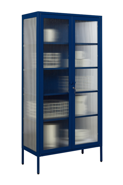 Mustard Made The Collector Display Cabinet - Navy