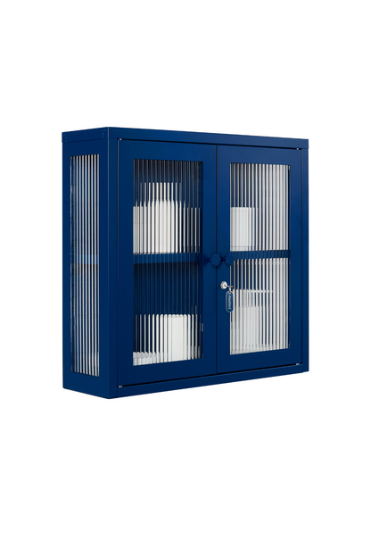 Mustard Made The Kit Display Cabinet, Navy