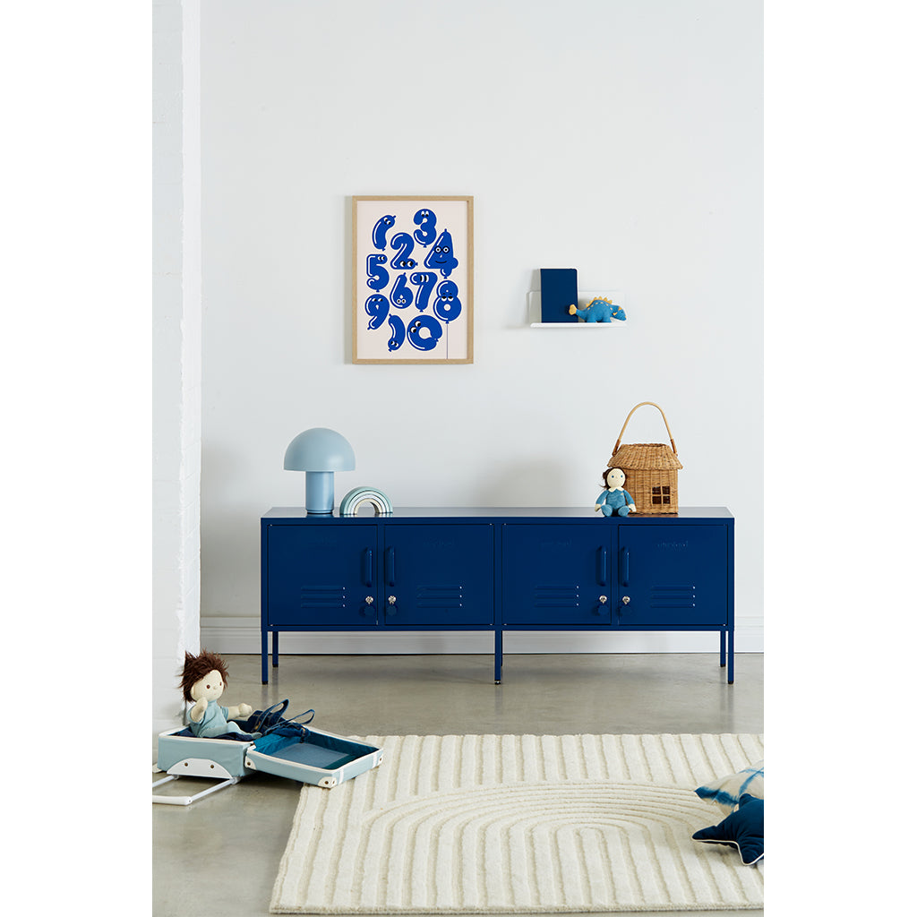 Mustard Made The Standard Cabinet, Navy