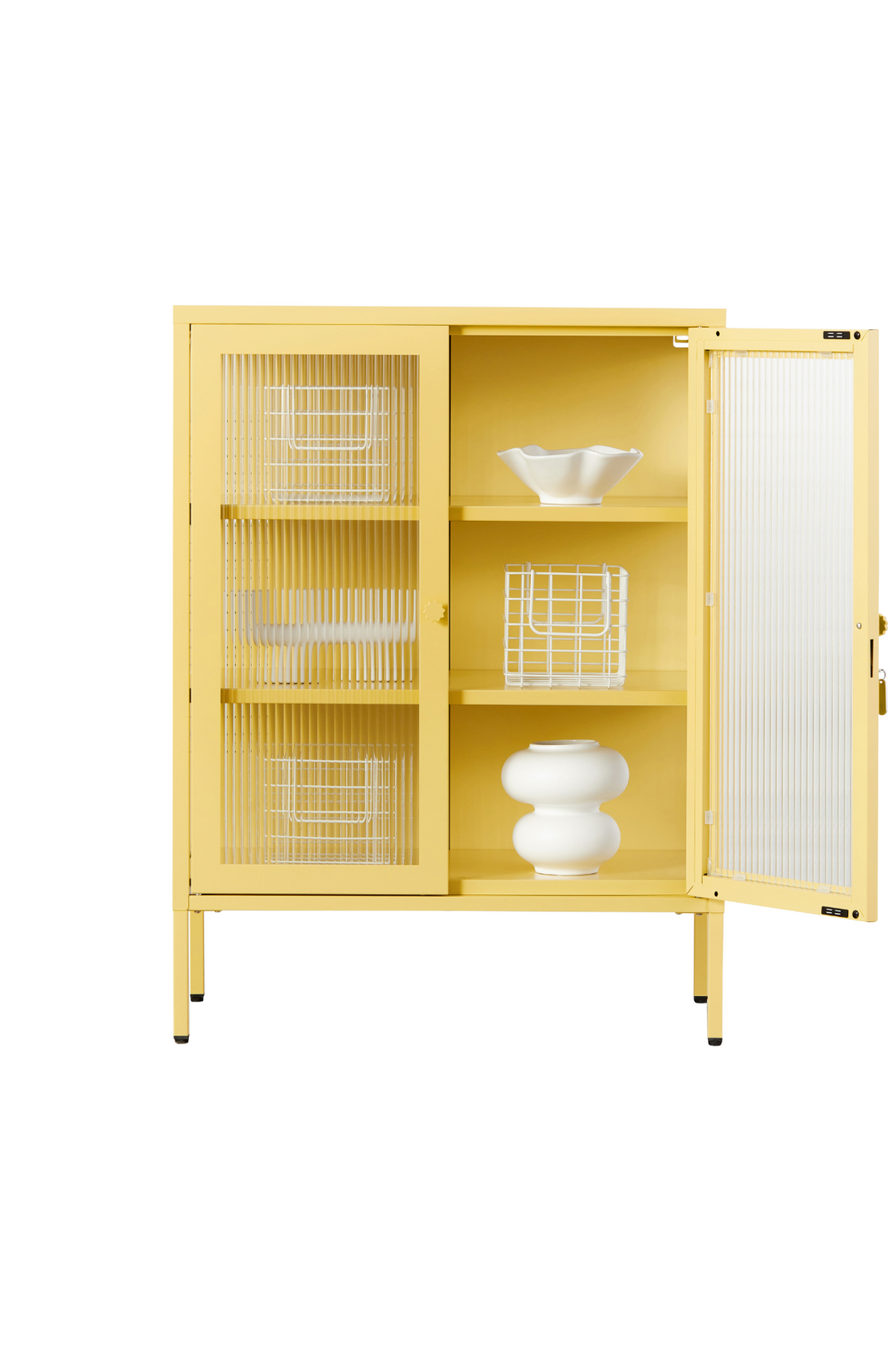 Mustard made, The Mixer cabinet in the color Mustard