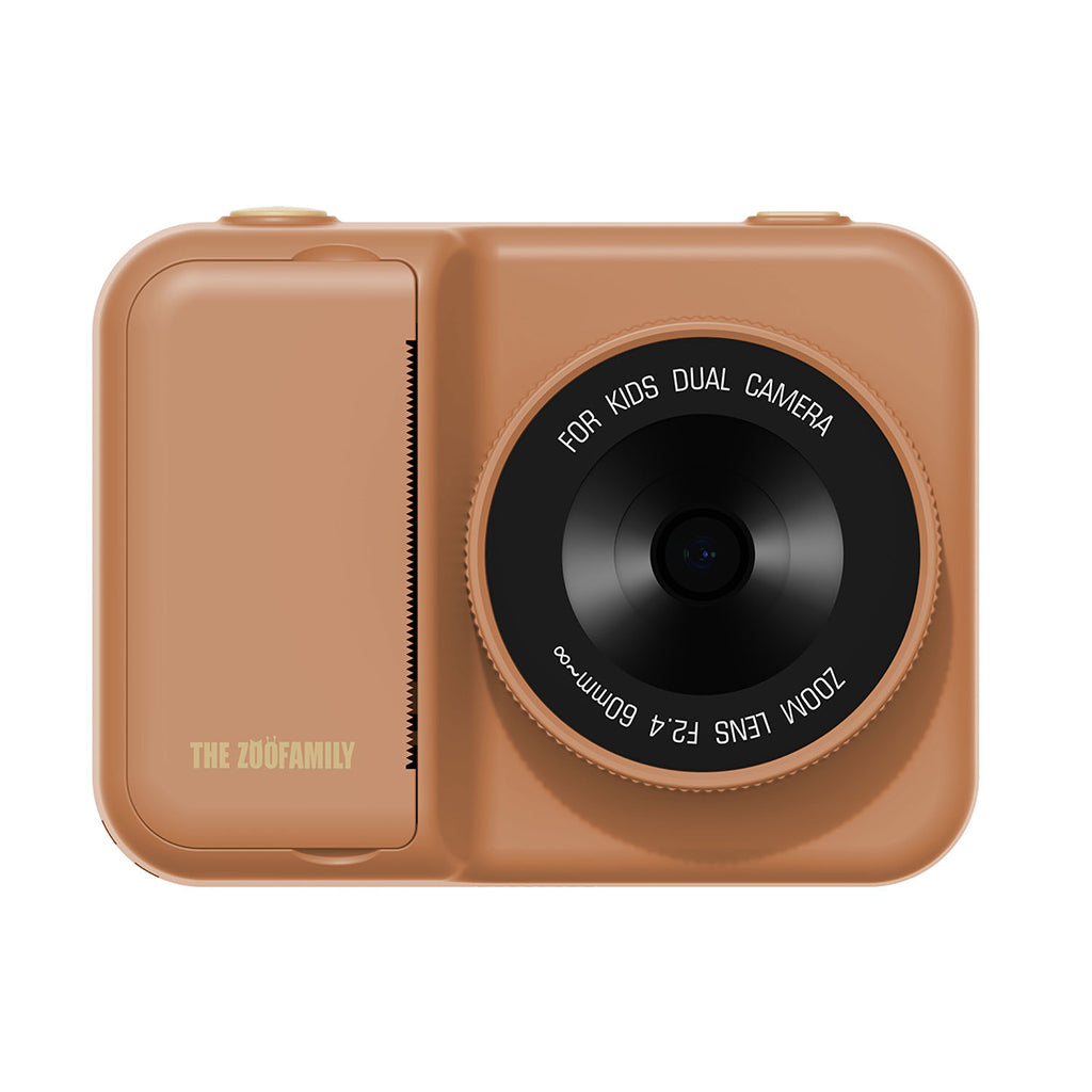 The ZooFamily, Zoo Print, 3-in-1 Camera with Print Function, Ages 5-11 - Bear