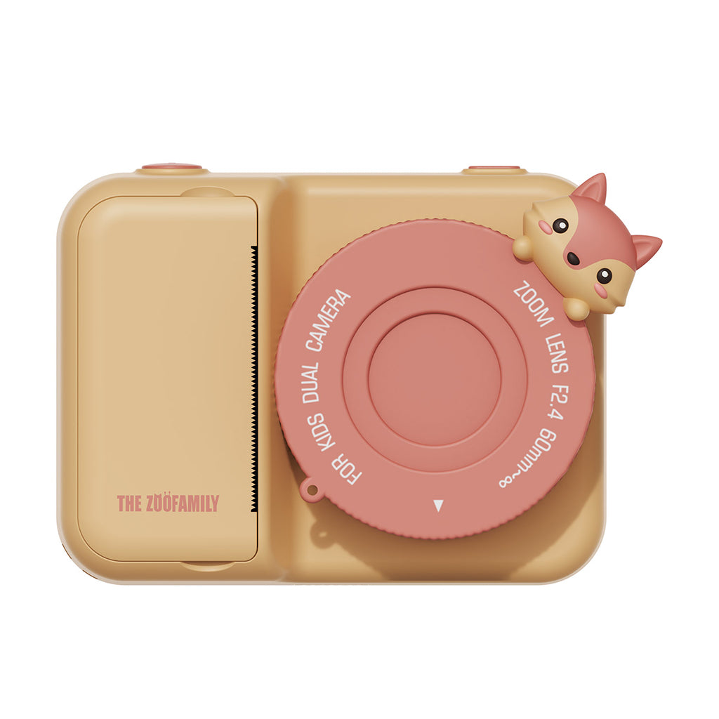 The ZooFamily, Zoo Print, 3-in-1 Camera with Print Function, Ages 5-11 - Fox