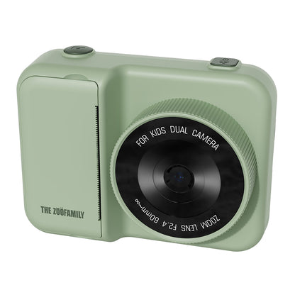 The ZooFamily, Zoo Print, 3-in-1 Camera with Print Function, Ages 5-11 - Dino