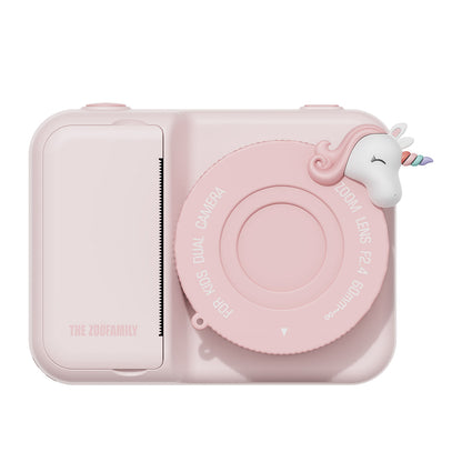 ZooFamily, Zoo Print, 3-in-1 Camera with Instant Print, Ages 5–11 – Unicorn