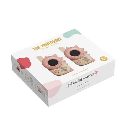 The ZooFamily, Zoo Walkie Talkie for children, from 3 years – Dino Pink