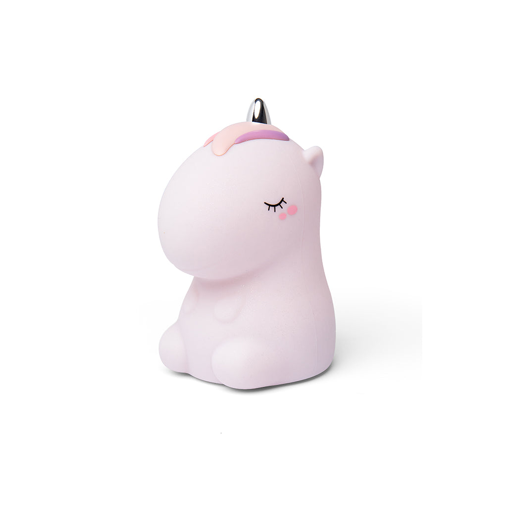 Little L. LED Night Light with Remote Control and Multiple Light Settings - Cosmo Unicorn Pink Glitter