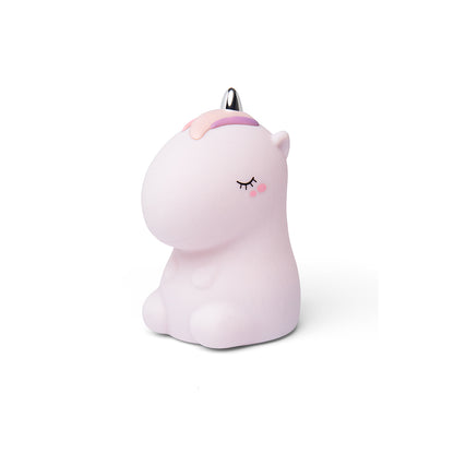 Little L. LED Night Light with Remote Control and Multiple Light Settings - Cosmo Unicorn Pink Glitter