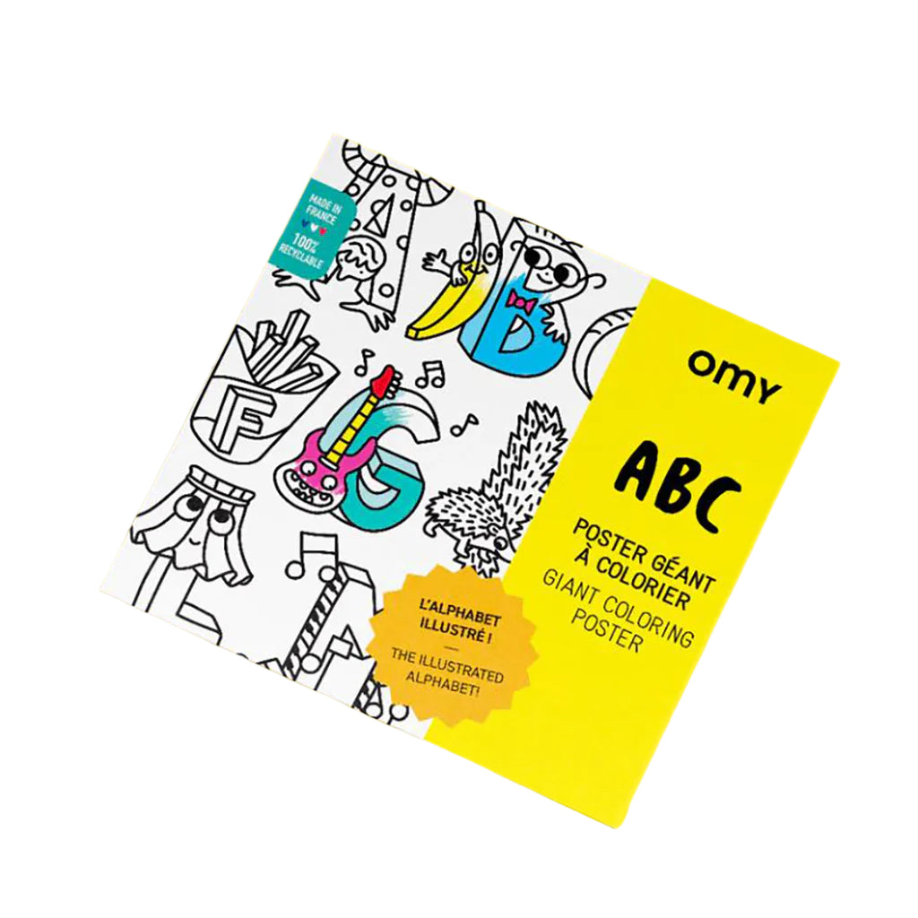 Omy Large Coloring Poster, ABC