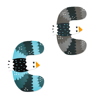 Vilac Animal Alphabet Letters, Design by Michelle Carlslund – A–Z