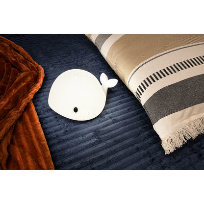 Little L. LED Night Lamp/Projector with Remote Control and 7 Light Settings - Wilda Whale