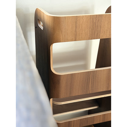 Curve-Lab Learning Tower, Birch with Walnut Surface