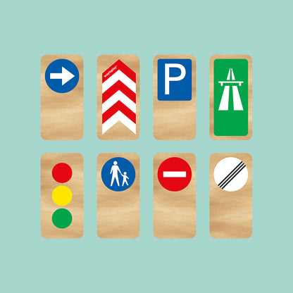 Waytoplay Traffic Signs, 8 Pieces