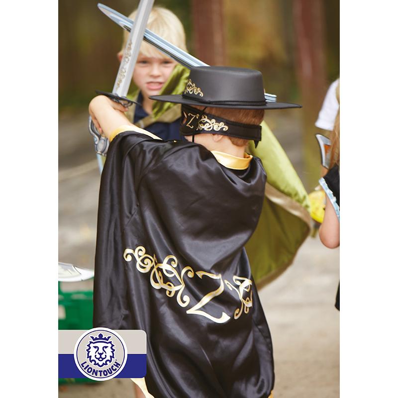 Liontouch Bandit Cape, Line Z Cape with Gold-Colored Trim
