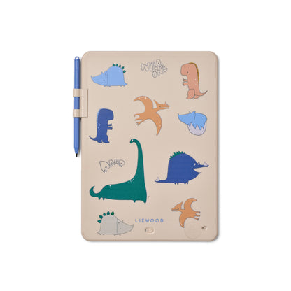Liewood Zora Magic Drawing Board 10 Inches – Dino Roar / Sandy