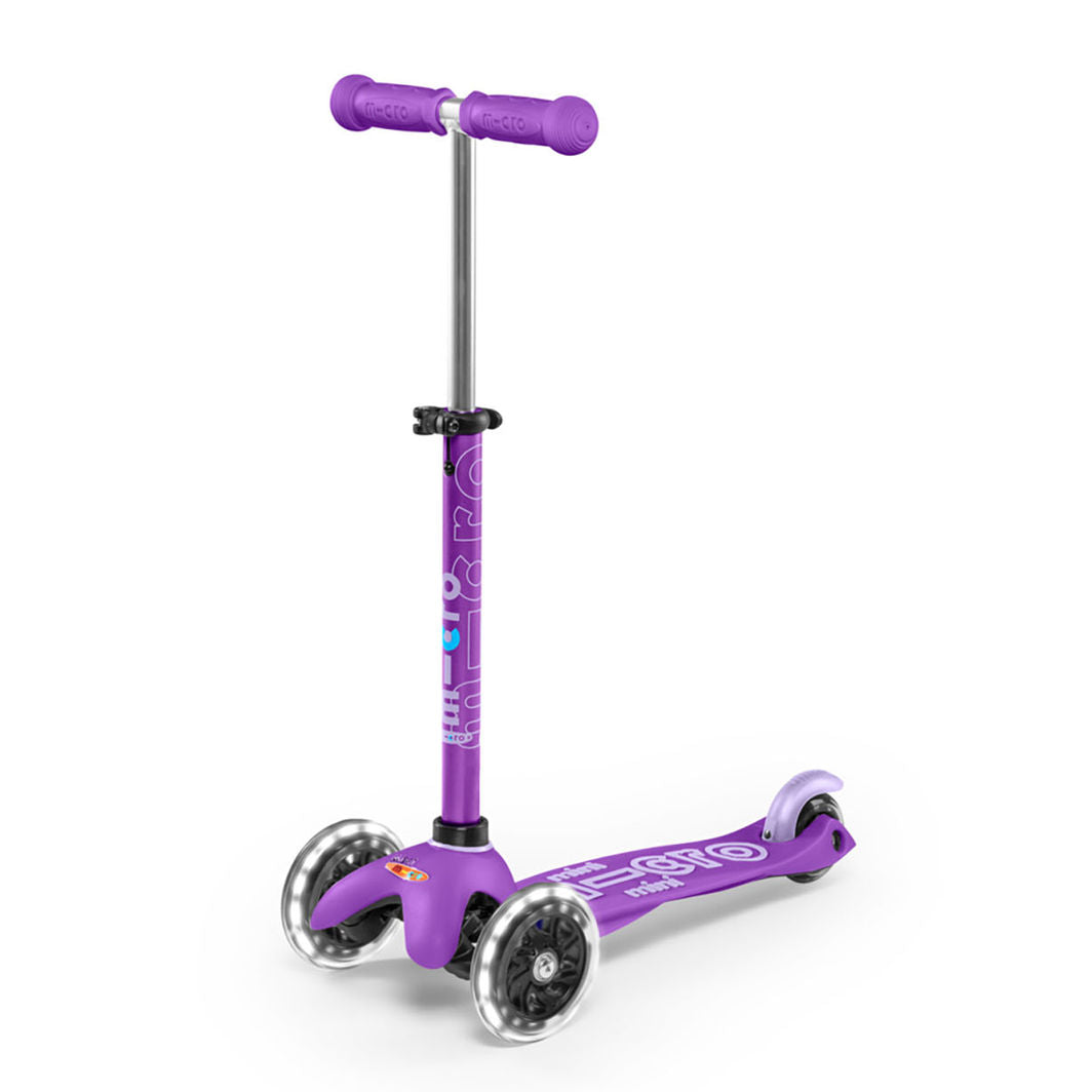 Micro Scooter, Mini Deluxe LED - Purple