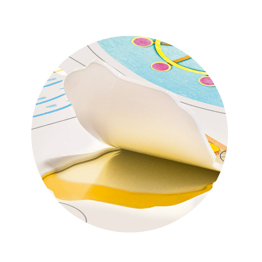 mierEdu - Jelly Stickers 36 pcs - Reusable - Big City