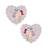 Mimi & Lula 2 Hårclips - Large Unicorn Heart