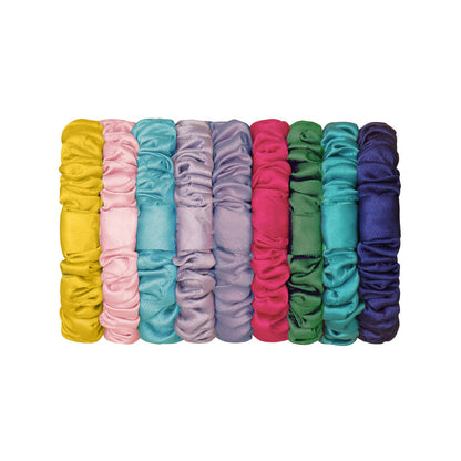 Mimi &amp; Lula 9 Scrunchies hårelastikker - Bright Satin
