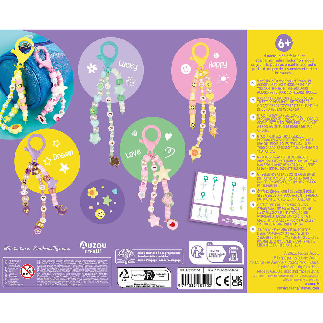 Auzou - Craft Kit - Keychains with Beads