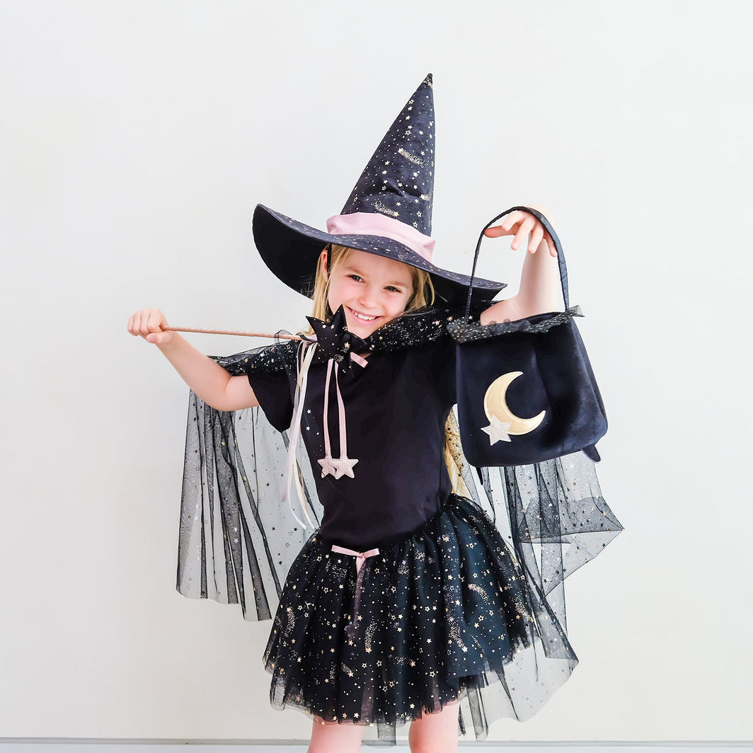 Mimi &amp; Lula Trick or Treat Candy Bucket – Black Cauldron