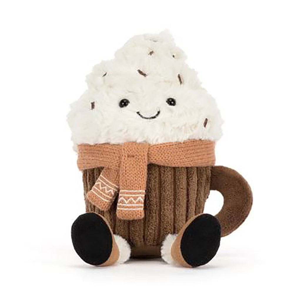 Jellycat bamse, Amuseables Hot Chocolate - 19 cm