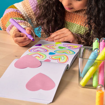 Ooly Highlighters Set of 6, Heart Pops Neon