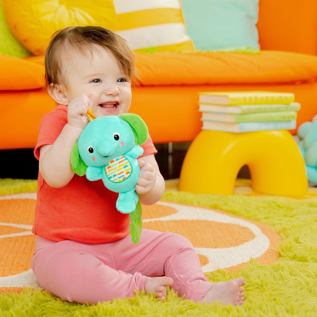 Bright Starts Activity Toy with Light and Sound, Tug Tunes™ - Elephant