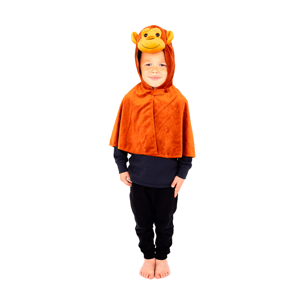 Pretend to Bee Dress-Up Costume, Animal Costume, Monkey - Ages 3-7 Years