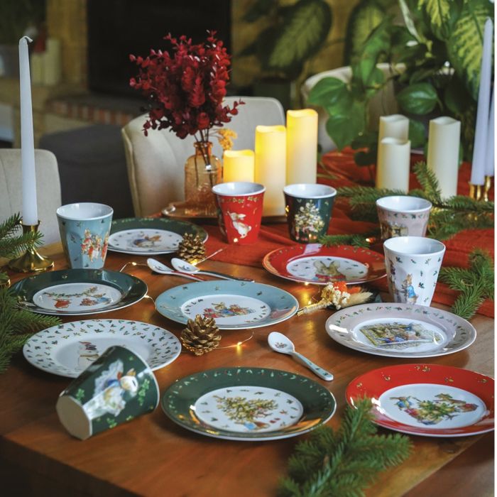 Petit Jour Paris, Peter Rabbit Christmas Cup - Red