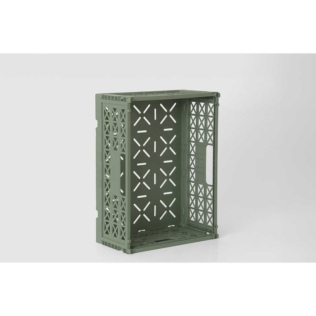 Gergerland Folding Crate, Size 2 - Almond Green