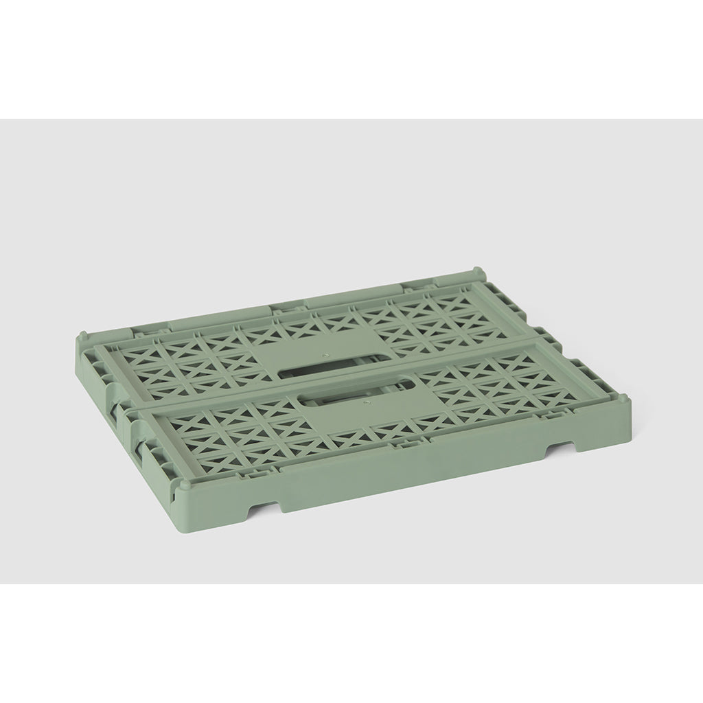 Gergerland Folding Crate, Size 1 - Almond Green
